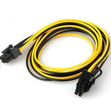 Cable De Poder Pcie De 6 Pines A 8 Pines (6 + 2). 70 Cm