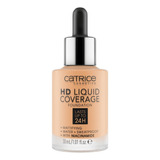 Base Hd Liquid Coverage Foundation Catrice Tom 037 Golden Beige