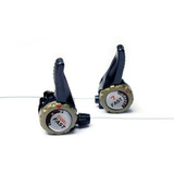 Shifters Manijas Cambio Mtb Ty22 3x7 21v 21 Vel Indexadas