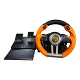 Volante Gaming Control Pc Usb Combo Volante Carreras Driving