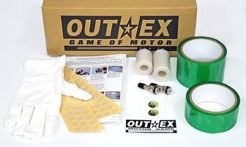 Outex Kit P Hacer Rines Sin Camara Kawasaki Klr Tubeless