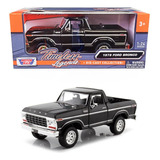 Camioneta Ford Bronco 1978 Clasica Motormax 1/24 A Escala