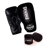 Kit Boxe Muay Thai Luva Fheras Bandagem 5m * Super Oferta!