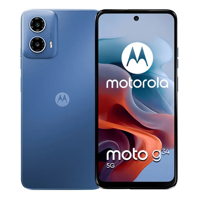 Teléfono móvil Motorola Moto G34 5g Dual Sim 128 GB 8 GB RAM Color Azul | Meses sin interés