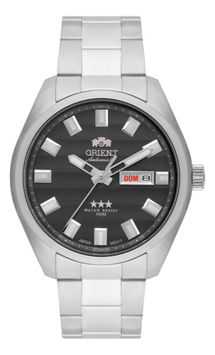 Relógio Orient Masculino Automático Cinza 469ss076f-g1sx