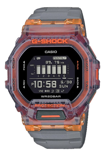 Relogio Casio G-shock G-squad Gbd-200sm-1a5dr Nfe + Garantia