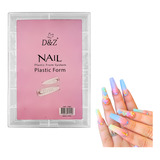 Molde Bailarina F1 Alongamento Unhas De Gel D&z 120 Unidades