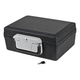 Caja Seguridad Color Negro Gadnic Ignifuga Con Llave