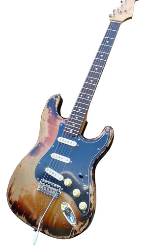 Guitarra Modelo Stratocaster Heavy Relic Luthier Tannoia 