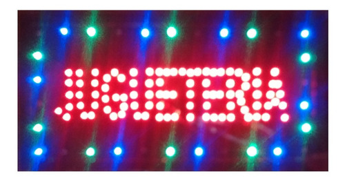 Cartel Led Juguetería Abierto Oferta X10 Bienvenido Y 40 Más