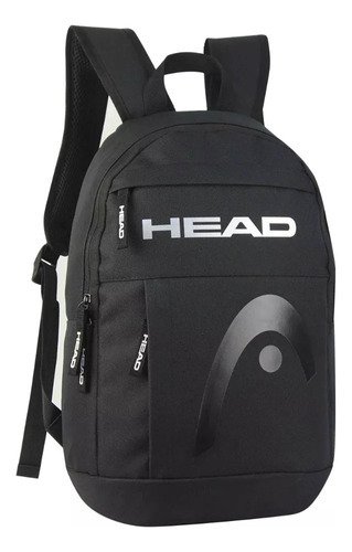 Mochila Head Urbana Deportiva Escolar Liviana Porta Notebook Color Negro | Modelo 27403