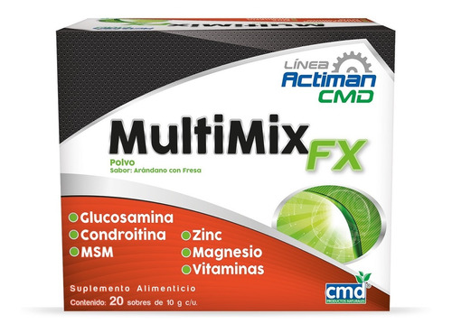 Multimix Fx Glucosamina, Condroitina Caja C/20 Sobres Cmd