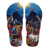 Chinelo Sandália Masculino Havaianas Gerando Falcoes - Azul