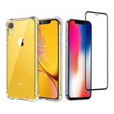 Capa Case Capinha Anti Impacto Para iPhone XR + Pelicula 9d