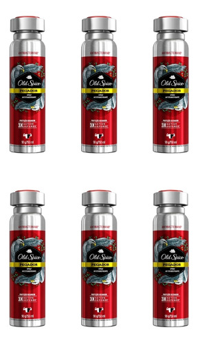 Desodorante Aero Old Spice 150ml Pegador-kit C/6un