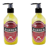 Kit De 2 Barber Gel Para Crecimiento Barba 11 Activos En 1 