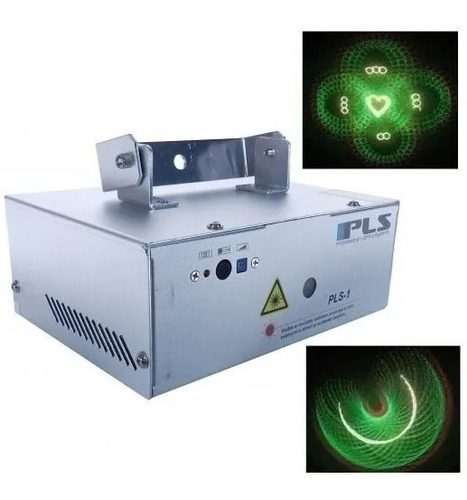 Laser Pls-1 Con Animación 3d Rojo Y Verde Dmx 13 Canales.