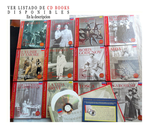 La Gran Opera Paso A Paso: 4 Cd Book A Elección* Ver Listado