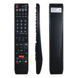 Control Remoto Sharp Aquos Smart Tv Netflix 3d 