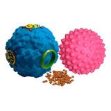 Kit 2 Bolinhas Pet Pra Cachorro Colocar Ração Brinquedo Pet 