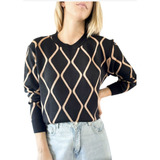 Sweater Lulyna Bremer Grueso Mujer Rombo Pullover !!