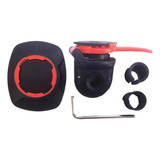 Soporte Para Teléfono Con Espejo Para Motocicleta, Rojo