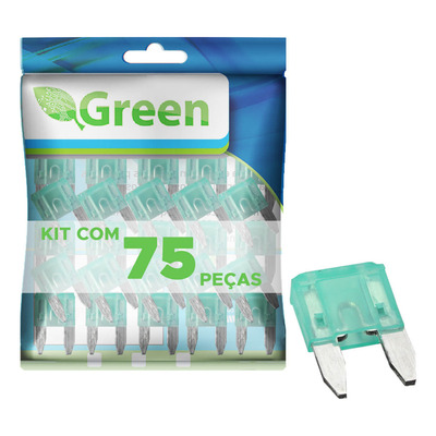 75 X Fusível Automotivo Lâmina Mini Kit Com 75 Peças 30amp