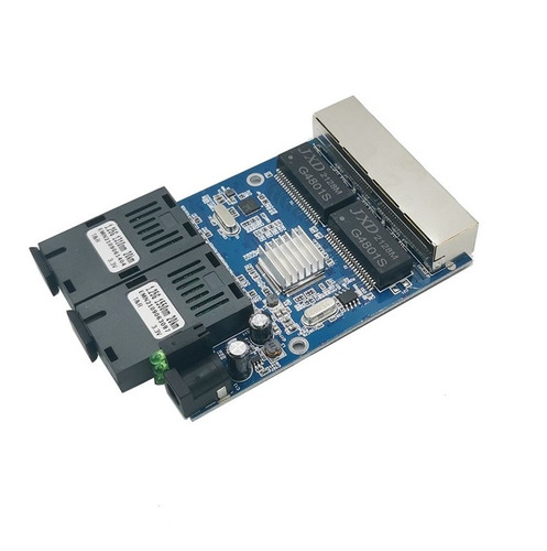 11switch Placa Metro Gigabit 1000mb Gbic A B-4p Rj45 C/fonte