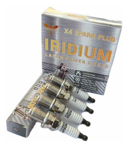 Pack 4 Bujias Iridium Laser Premium Para Honda Cr-v Pilot