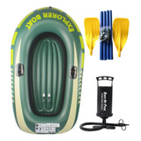 Bote Inflable De Pesca En Kayak, Bote 2 Personas Con Remo