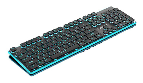 Teclado De Jogo Mecânico Recarregável Sem Fio Bluetooth