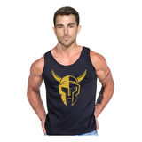 Polera Espartano Vikingo Musculosa   Tank Gym Pesas Crossfit