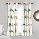 Rowley Birds  Par De Cortinas Para Oscurecer La Habitac...