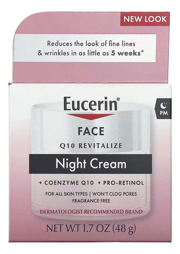 Eucerin | Q10 Revitalize Night Cream - Crema De Noche 48g