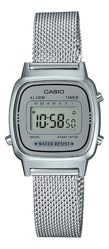 Reloj De Pulsera Casio Vintage La670wem 7d, Para Mujer Color