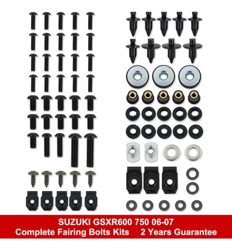 Kit Completo De Tornillos De Carenado Para Suzuki Gsxr600/75