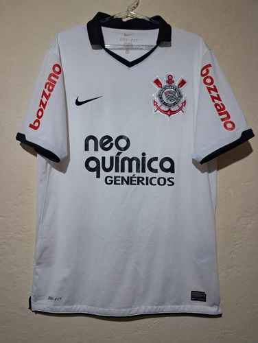 2011-1 (m) Camisa Corinthians Branca 8 Paulinho
