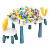 Juego Didactico 186pcs, Mesa, 1 Silla, 4 Cajas Laterales