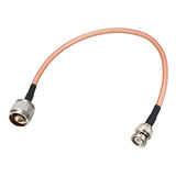 Cable Coaxial Rf Rg142 Bnc Macho A Bnc Macho 50 Ohmios 30 Cm