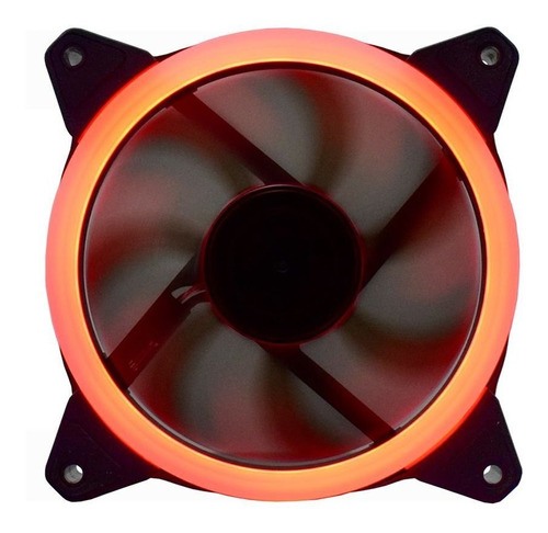 Cooler Fan Led 120mm Vermelho K-mex Ventoinha Gabinete Pc