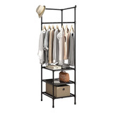 Rack Metalico Perchero Zapatera Piso Organizador Racks Ropa