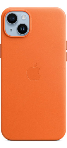 Apple iPhone 14 Plus Cuero Case Magsafe Orange Original Usa