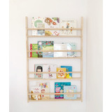 Repisa Librero Montessori Infantil 4 Niveles 90x50 Cm