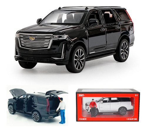 Cadillac Escalade Suv De Luxo Esticado Miniatura Metal Carro