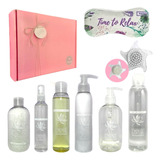 Set Caja Regalo Mujer Spa Kit X8 Jazmín Zen Aroma Relax N106