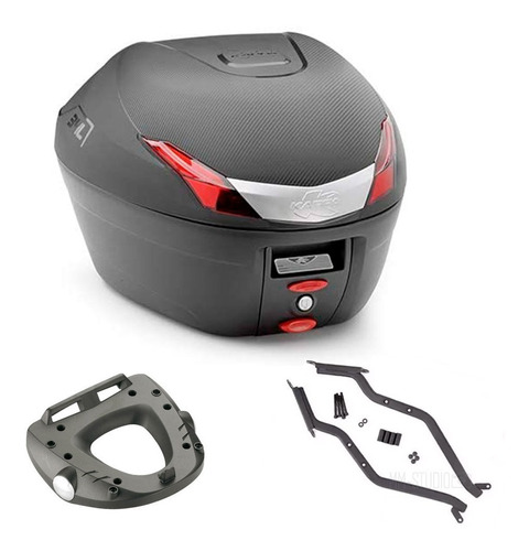 Baul Trasero Top Case 34 Ltrs Con Soporte Ktm Duke 690