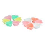 Forma Cupcake Muffin Silicone Formato De Coração 6 Cavidades