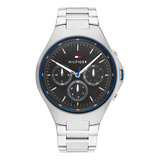 Reloj Para Hombre Tommy Hilfiger Jusitn 1792054 Plateado