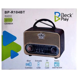 Radio Parlante Recargable Am Fm Usb  Bluetooth Retro Mp3 Sw