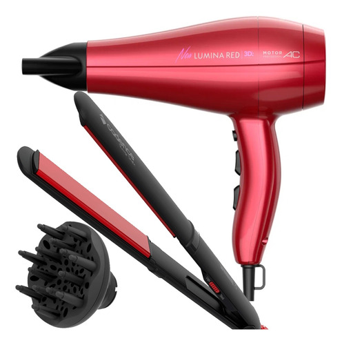 Secador De Cabelo Gama 2200w Profissional Ion Salão Difusor